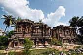 The great Chola temples of Tamil Nadu - The Airavatesvara temple of Darasuram. Ruins of the outermost gopura.